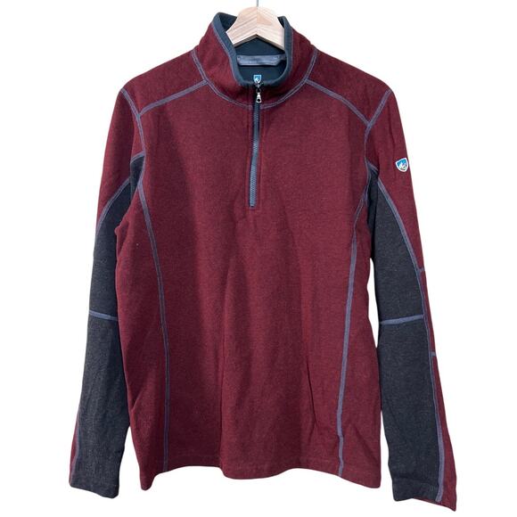 Kuhl Size Small Quarter Zip Red Kashmira Red Sweater - Picture 1 of 6